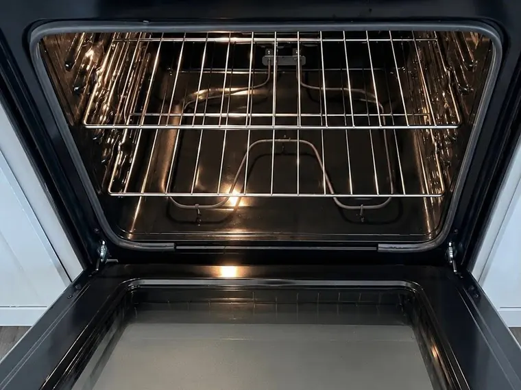 Oven cleaned inside and out