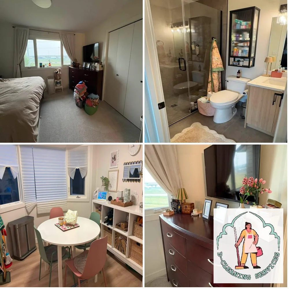 Four finished rooms, D-Cleaning Services